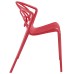 Locus Dining Side Chair in Red