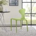 Draw Dining Side Chair in Green