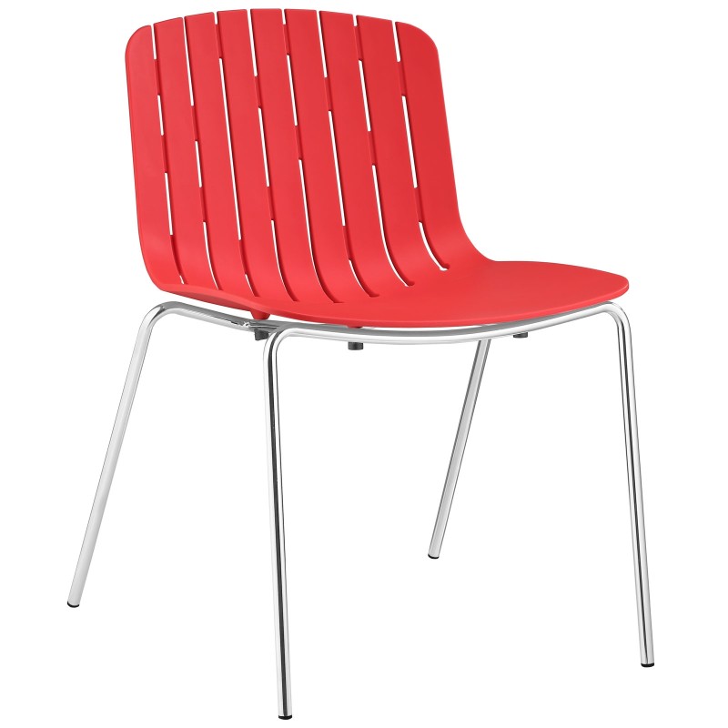 Trace Dining Side Chair in Red