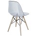 Pyramid Dining Side Chair in Clear