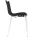 Flare Dining Side Chair in Black