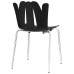 Flare Dining Side Chair in Black