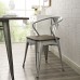 Promenade Bamboo Dining Chair in Gunmetal