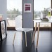 Stack Dining Wood Side Chair in White