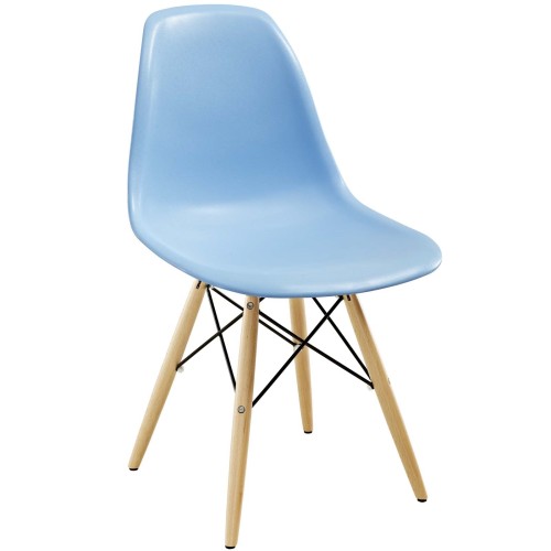 Pyramid Dining Side Chair in Light Blue