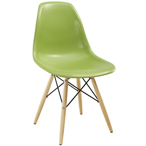 Pyramid Dining Side Chair in Light Green