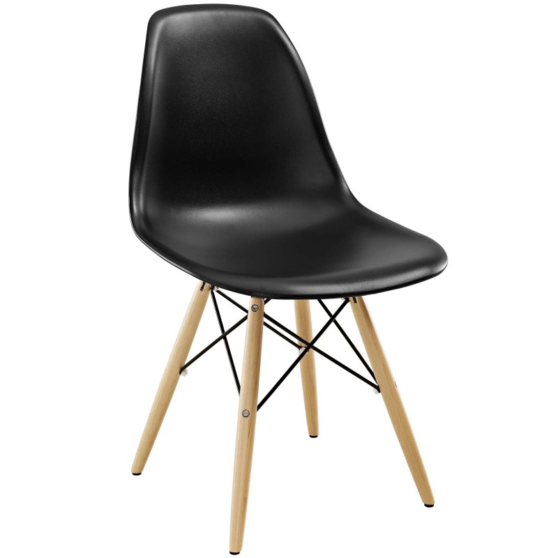 Pyramid Dining Side Chair in Black