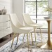 Viscount Performance Velvet Dining Chairs - Set of 2 in Gold Ivory