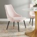 Adorn Tufted Performance Velvet Dining Side Chair in Pink