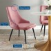 Adorn Tufted Performance Velvet Dining Side Chair in Dusty Rose