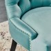 Regent Tufted Performance Velvet Dining Side Chairs - Set of 2 in Mint