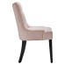 Regent Tufted Performance Velvet Dining Side Chairs - Set of 2 in Pink