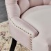 Regent Tufted Performance Velvet Dining Side Chairs - Set of 2 in Pink