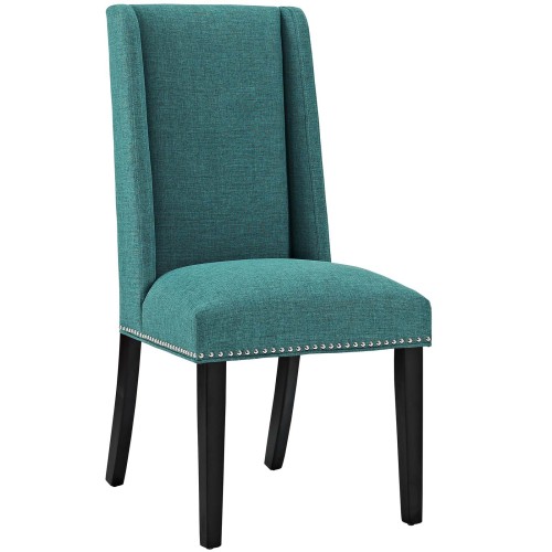 Baron Fabric Dining Chair in Teal