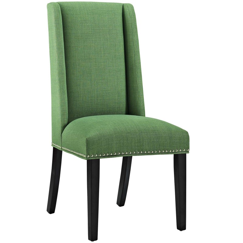 Baron Fabric Dining Chair in Kelly Green