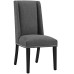 Baron Fabric Dining Chair in Gray