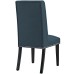 Baron Fabric Dining Chair in Azure