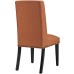 Baron Fabric Dining Chair in Orange