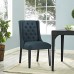 Baronet Fabric Dining Chair in Azure