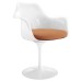 Lippa Dining Fabric Armchair in Orange