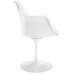 Lippa Dining Fabric Armchair in White