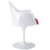 Lippa Dining Fabric Armchair in Red