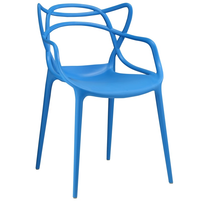 Entangled Dining Armchair in Blue