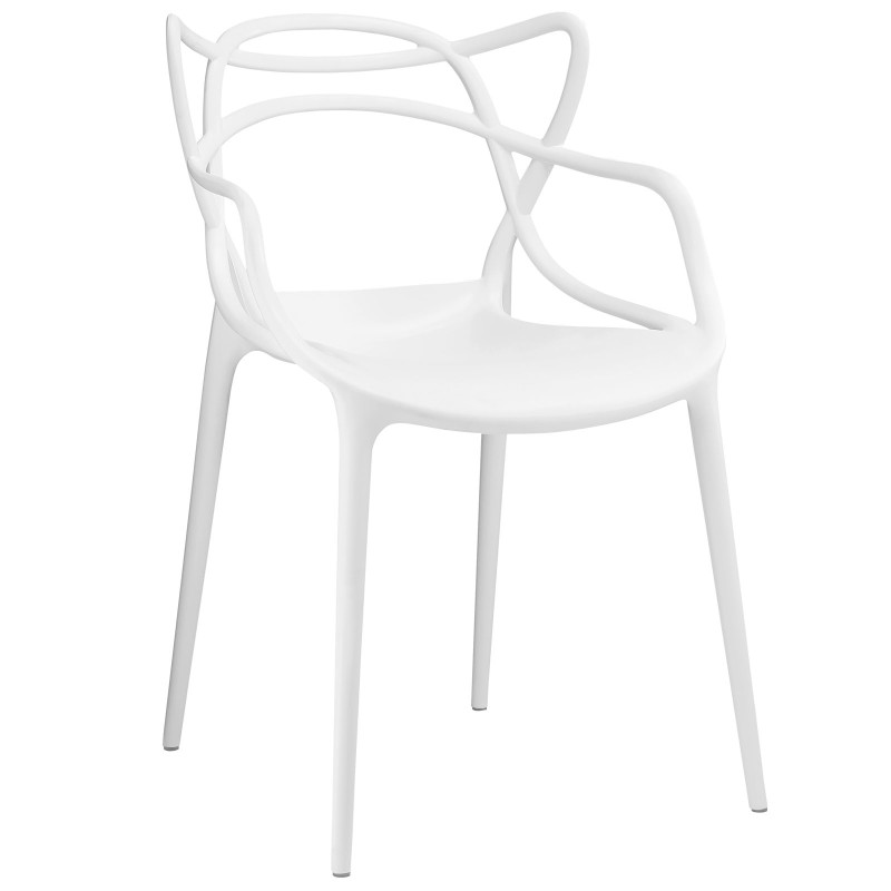 Entangled Dining Armchair in White