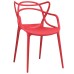 Entangled Dining Armchair in Red