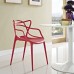 Entangled Dining Armchair in Red