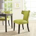 Curve Fabric Dining Chair in Wheatgrass