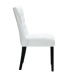 Silhouette Dining Vinyl Side Chair in White