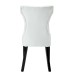 Silhouette Dining Vinyl Side Chair in White