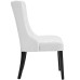 Baronet Vinyl Dining Chair in White