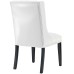 Baronet Vinyl Dining Chair in White