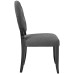 Button Dining Side Chair in Gray