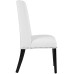 Baron Vinyl Dining Chair in White