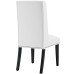 Baron Vinyl Dining Chair in White