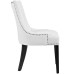 Marquis Faux Leather Dining Chair in White