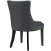 Marquis Faux Leather Dining Chair in Black