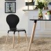 Path Dining Wood Side Chair in Black