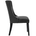 Baronet Vinyl Dining Chair in Black