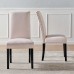 Parcel Performance Velvet Dining Side Chairs - Set of 2 in Pink