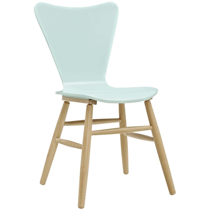 Cascade Wood Dining Chair in Light Blue