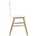 Cascade Wood Dining Chair in White