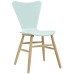 Cascade Wood Dining Chair in Light Blue