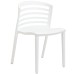 Curvy Dining Side Chair in White