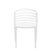 Curvy Dining Side Chair in White