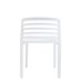 Curvy Dining Side Chair in White