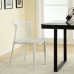 Curvy Dining Side Chair in White